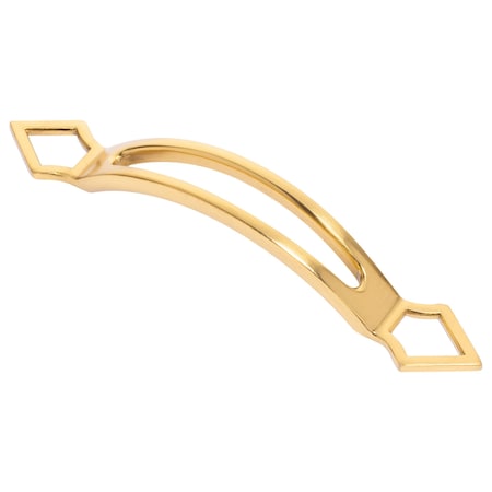 Naya Cabinet Pull, 96mm 3 3/4in Center To Center, Brushed Gold